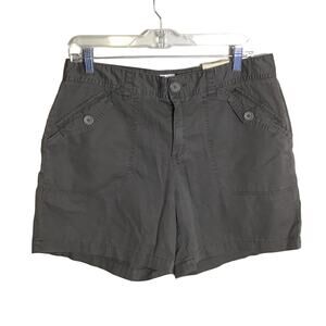 G.h Bass Womens Shorts Sz.12  NWT Army Green mini shorts Front pockets